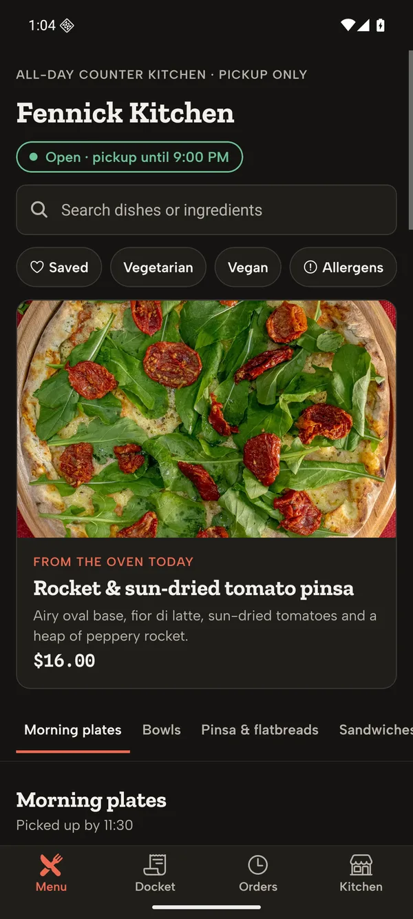 Android: Dark appearance: menu