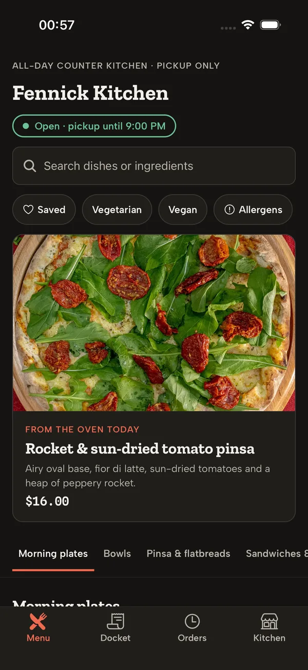 iOS: Dark appearance: menu